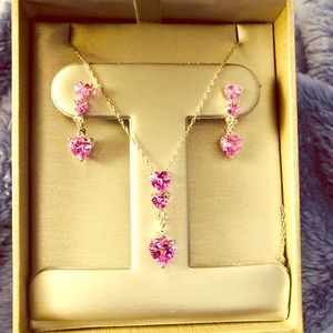 Zales Necklace & Earrings Set